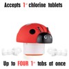 XY-WQ Ladybug Chlorine Floater for 1" Tab ONLY, Mini Floating