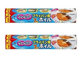 [Bulk Purchase] Asahi Kasei Cook Pour Foil for Frying Pans, 9.8 x 26.6 ft (25 x 7 m) x 2 Packs