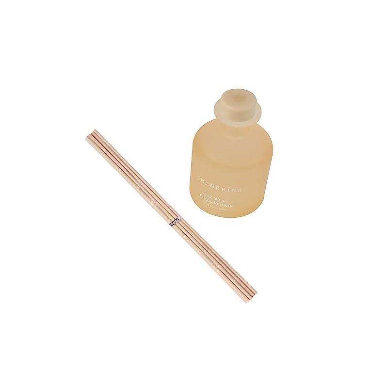 Cocorrína Reed Diffuser - Citrus Verbena 6.76oz Diffuser with Sticks