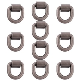 Goreks Weld on D Ring Mount 5/8 Inch Tie Down Anchor with Bracket, 18,000 Pounds Break Strength | for Trailers, Trucks, and Cargo Tie Downs (Pack of 10)