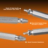 WUFANC 6 Piece Double Head Screw Extractor Set, Professional, Made