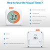 Olipiter 3-in-1 Visual Timer for Kids, Digital Countdown Timer with