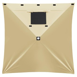 MASTERCANOPY Shelter Side Panel with Window (10x10,Beige)