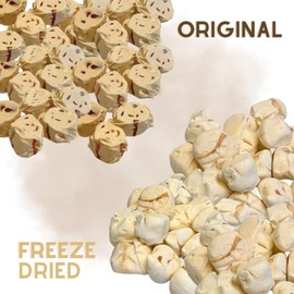 Freeze-Dried Candy Salt Water Taffy 2 oz - Cut To Bite Sized Pieces - Ships In Box - Deliciously Crunchy, Intense Flavor, Lightweight Snack (Chocolate Chip)