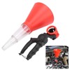 Engine Oil Funnel with Adjustable Fixed Bracket Drip Free Filling