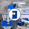 PACLOCK's 88-Series Shrouded Trailer Coupler Lock, Standard Rekeyable (SR), One