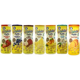 GERBER Graduates PUFFS Cereal Snack Pick One - Blueberry