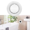 Generic Round Air Vent Louver, 6 Inch Soffit Vents, Plastic