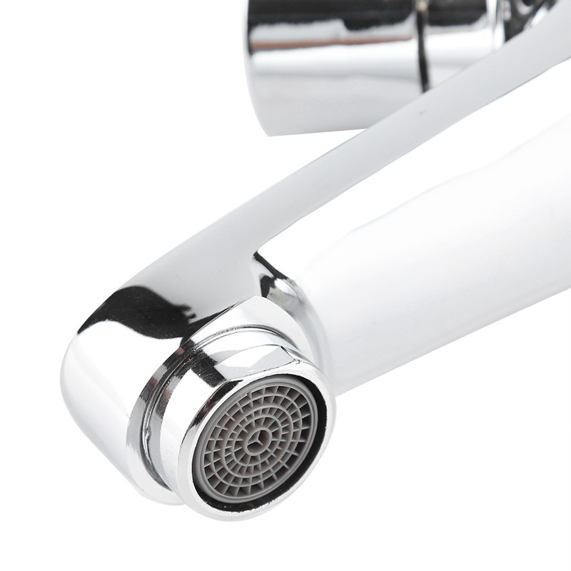 Public Ktchen Bathroom Chrome Plated Self Closing Water Saving Time