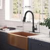 Single Handle High Arc Pull Out Kitchen Faucet,Single Level Stainless
