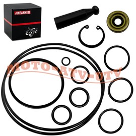 JINFANNIBI For GM A6 AC Compressor Reseal Kit with O-Ring Shaft Seal Installer Tool Set