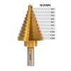 NEIKO Titanium Coated Step Drill Bit 1/4 To 1-3/8 Inch