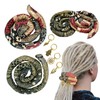 Handmade Spiral Lock Hair Tie Bendable Loc Tie Dreadlock Accessory