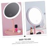 PACKOVE LED Makeup Mirror Lights Rechargeable Tabletop Vanity Mirror Portable
