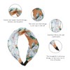 Firopia Top Knotted Headbands for Women | Cute Peony Flower