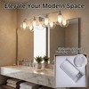 LIFEHIM G9 Glass Bulb Cover, Frosted Borosilicate Light Shade Replacement,