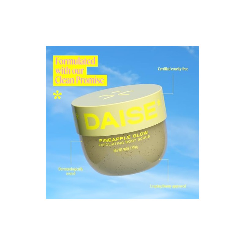 Daise Exfoliante Corporal Resplandor de Piña 510g