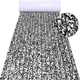 Hzkaicun EVA Foam Boat Decking Sheet Carpet Thicken 6MM - Camo Sea Deck Boat Flooring with Backing Adhesive/Marine Anti-Slip Vinyl Flooring for Boats and Yachts Jet Ski Traction Mat Surfboard Mat