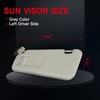 CCIYU Left Driver Side Sun Visor fit for 2010-2013 for