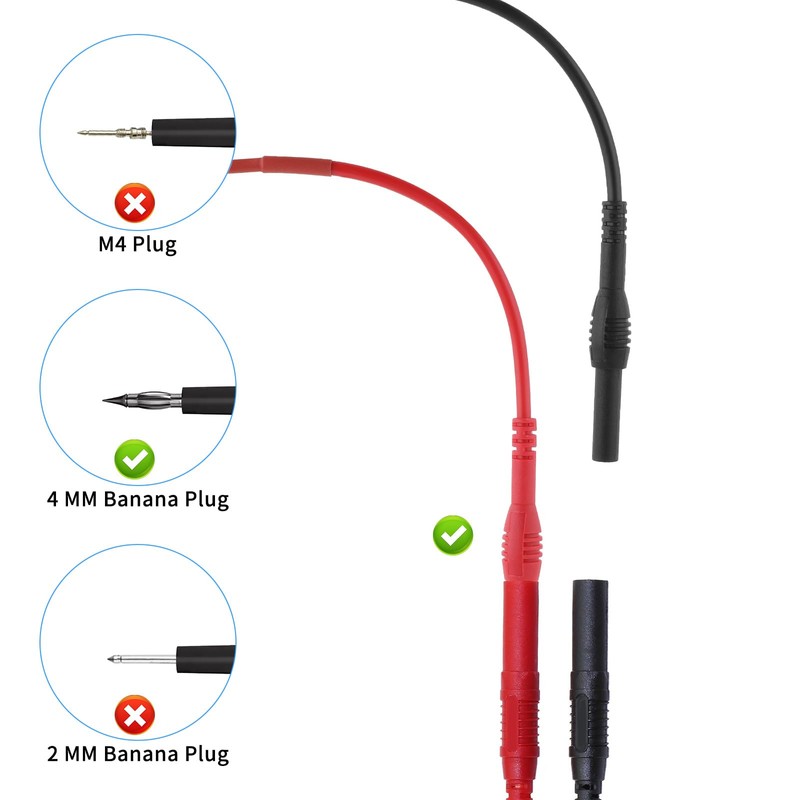 Flexible Back Probe, 2PCS Silicon Bendable Back Probes Kit Spoon