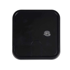 Superior Electric RVA1579 Electric Cable Hatch with Key Lock for 30/50 Amp Cords - Black
