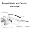 Dental Surgical Loupe Binocular Magnifier Magnification 3.5 X Working Distance