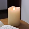 TECHLONG Flameless Candles Battery Operated with Timer, 3D Moving Flame