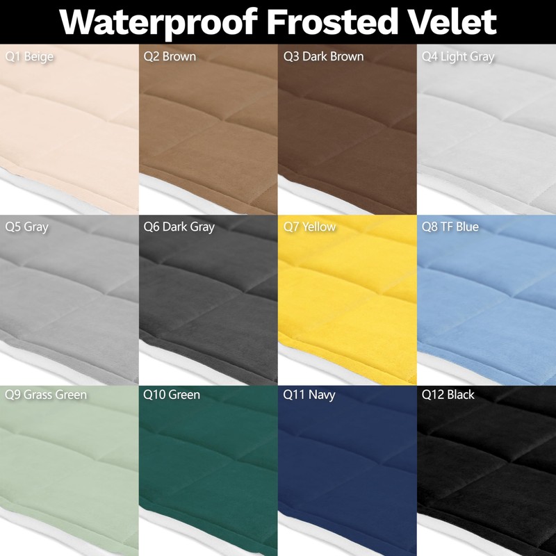 ShadeMart Custom Tufted Bench/Window Seat Cushion Anti-Pet Scratch Fabric Sample