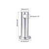 uxcell Single Hole Clevis Pins,8mm x 25mm Flat Head Zinc-Plating