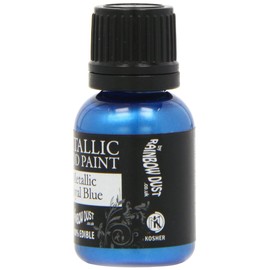 RAINBOW DUST Pearl Food Colouring, Edible Paint in Pearlescent Colours, Ready to Use, Easy to Apply, Create Cakes & Cupcakes with an Indulgent Shimmer - Royal Blue 25ml