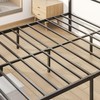 VECELO Metal Platform Full Bed Frame with Wooden Headboard,Sturdy Steel