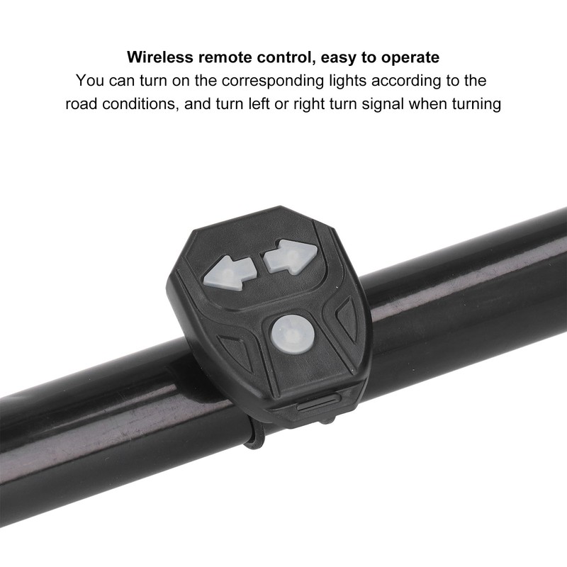Smart Remote Control Turn Signal USB Charging Waterproof Bike Remote