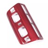 autopart2021 Red Carbon Fiber Reading Light Cover Trim Frame For