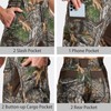 LOOGU Men's Camo Hunting Pants with 6-Pocket, Water-Resistant Breathable Quick-Dry