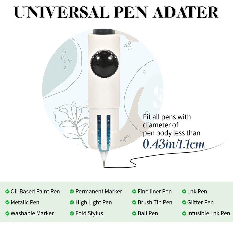 Hadwoer Pen Adapter Set compatible with Cricut Explore Air 2/