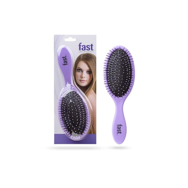 Cepillo rápido para mojado/seco: elimina fácilmente enredos y nudos en el cabello húmedo y seco (1 cepillo)