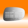 Burco 5337 Convex Passenger Side View Non-Auto-Dimming Power Mirror Glass,