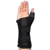 Med Spec Ryno Lacer Wrist & Thumb Support, Black Small