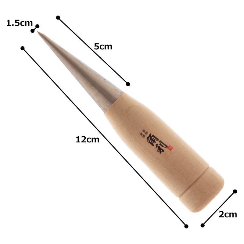 KaKUrI Japanese Awl Oak Handle Bradawl 130mm DT717206