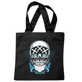 Bag Shoulder Bag Biker Shirt – Skull – Gothic – Motorcycle Shirt – Motorcycle – Rocker Motifs – Chopper – Custom Bike – Route 66 – Motorcycle Club – MC – Cowl – Shopping Bag School Bag Turnbeu, black