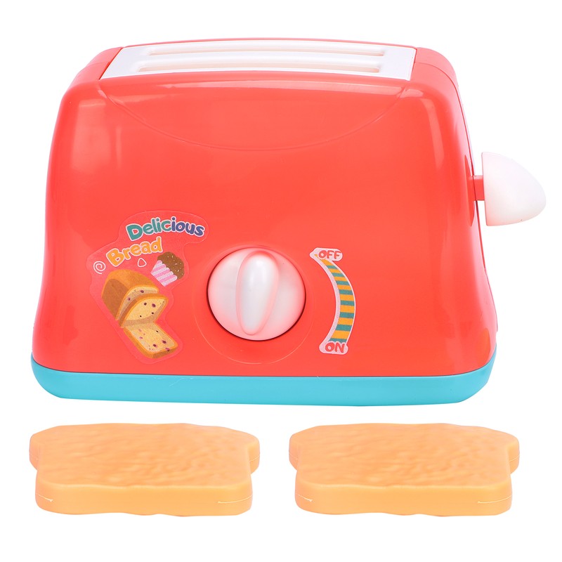 PopUp Toaster Play Toy Kitchen Bread Maker Model Toy Pretend