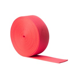 Realm Heavy Duty Polypropylene Webbing Strap Tape for Backpacks, Rucksack, Luggage/Cargo Strapping, Luggage - 5 Metres (Red, 50mm)