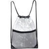 Bolsa de Playa Transparente Plegable de PVC Cordón 34x45 CM