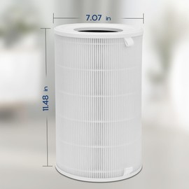 Elnuliros Replacement Filter Compatible with AD1000 Air Puri-fier, 3-in-1 filter with Carbon, premium layer, and pre-filter, 2-Pack