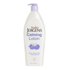 Jergens Jergens Baby Calming Lotion, Baby Calming Lotion, Lavender Baby Lotion, Baby Moisturizer with Shea Butter and Lavender Oil, 16.8 Fl Oz