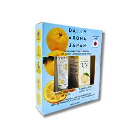 Daily Aroma Japan Kit Yuzu Bloqueador UV Gel 40g & Crema Manos 75g