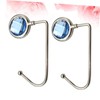 LABRIMP 2pcs Alloy Handbag Hooks Side Hangers for Purses Secures