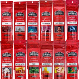 Bluntwalla 11" Fine Quality Long Burning Incense - 10 Assorted Scents - 10 Sticks Each