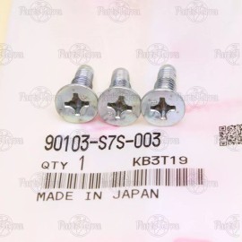 Honda New Genuine Honda CR-V Acura RSX Door Latch Flat Head Screws - x3 90103S7S003