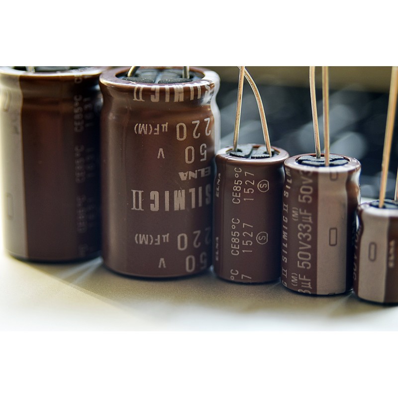 4 Elna SILMILC II Capacitors - 6.3V 33-1000uf Premium Audio